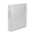 Leaflet holder suitable for wall mounting