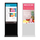 Digital Touchscreen Display Stand in Black or White
