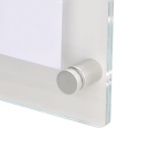 Silver sign standoffs