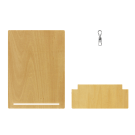 Wooden poster and menu holder components