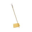 Wooden menu holder sign board with clip - side view