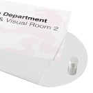 Acrylic Office Sign to suit 1/3 A4 paper inserts
