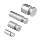Sign stand off fixings with a stylish satin anodised finish