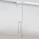 Nylon hanging wire for suspending POS displays