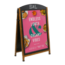 Snap Frame Wooden A Board in A0 and A1 sizes