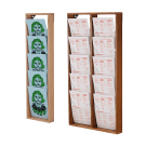 Wooden Wall Mounted Magazine Rack in a choice of colours and sizes