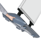 Base with handle for easy relocation