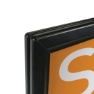 Modern mitred corners for a stylish display 