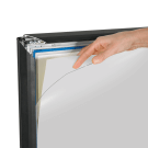 Double sided outdoor LED sign comes with protective PET covers