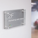 Custom acrylic and dibond signs