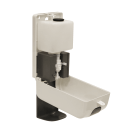 Refillable automatic dispenser supplied with hand sanitiser gel
