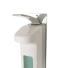Manual wall mounted hand sanitiser dispenser