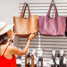 Reconfigurable slatwall display panels for retail