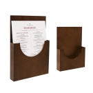 Wooden Leaflet Holder for walls and counters in A4 or A3