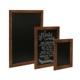 Chalkboard with Wood Frame