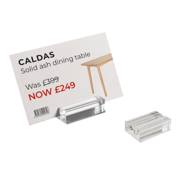 Supervue Acrylic Mini Card Holder