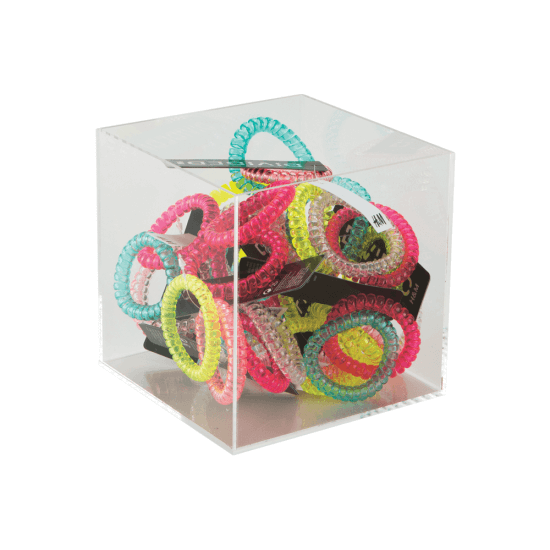 Five Sided Acrylic Cube