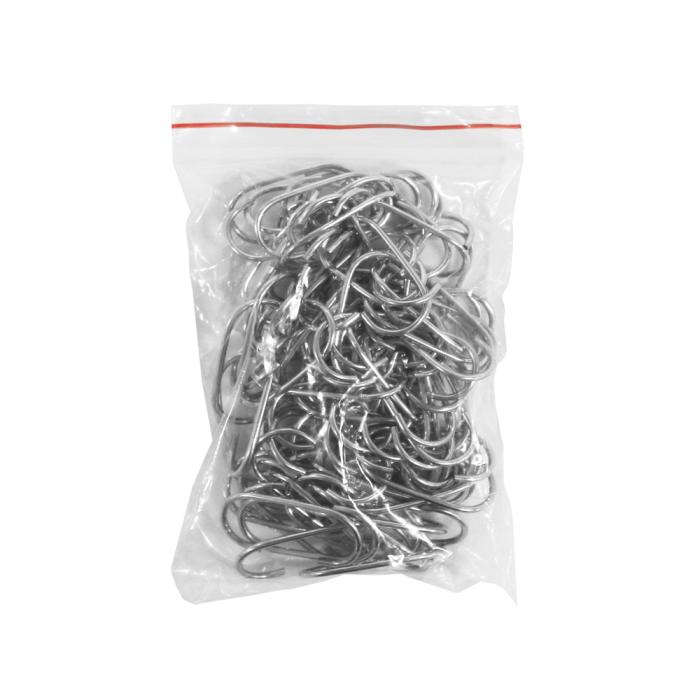 Wire C Hooks x 100  C-Shaped Hanging Hooks For POS