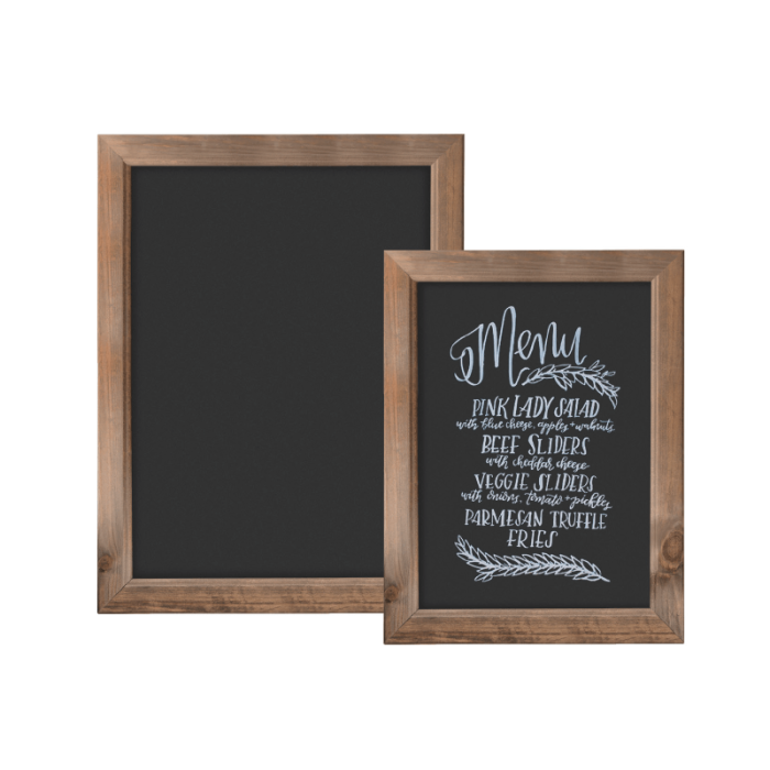 Framed Blackboard with custom message