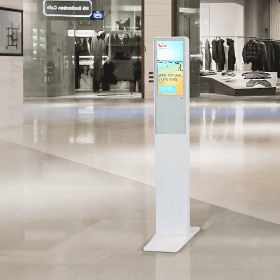 Slimline HD LCD Advertising Screen, ideal for a variety of locations