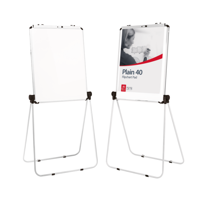 Flip Chart Easel Stand with Magnetic Whiteboard