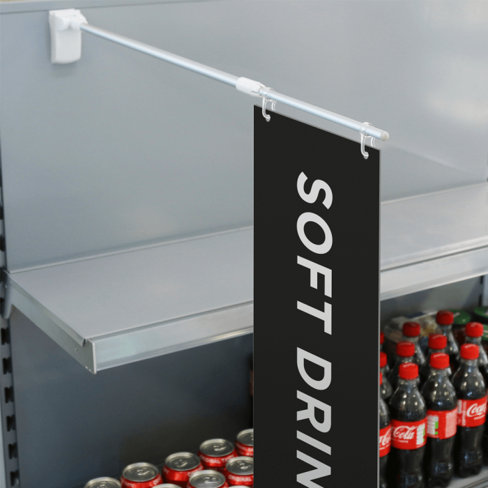 Attract customers with a Magnetic Aisle Sign Holder