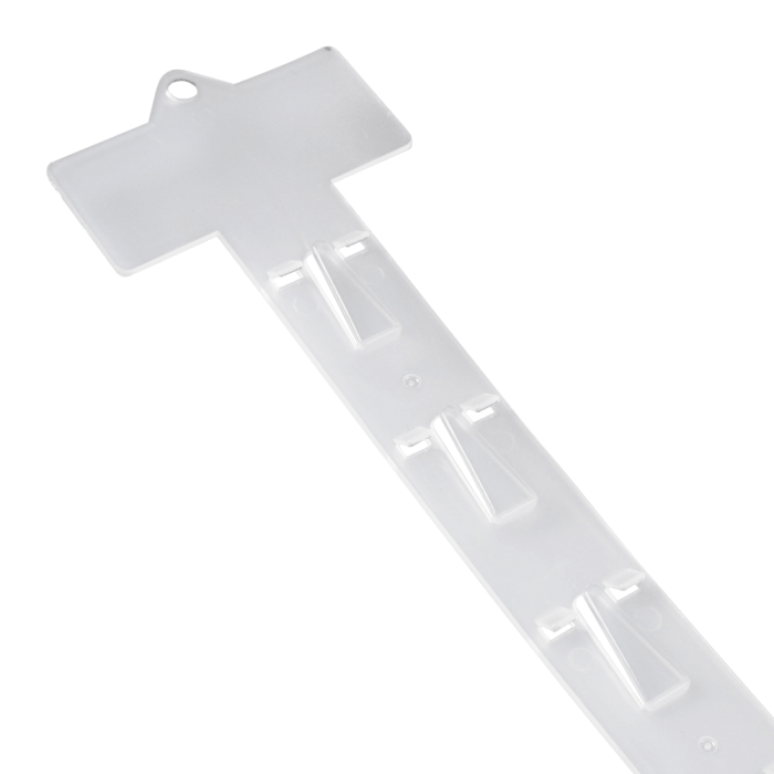Plastic shop clip strips
