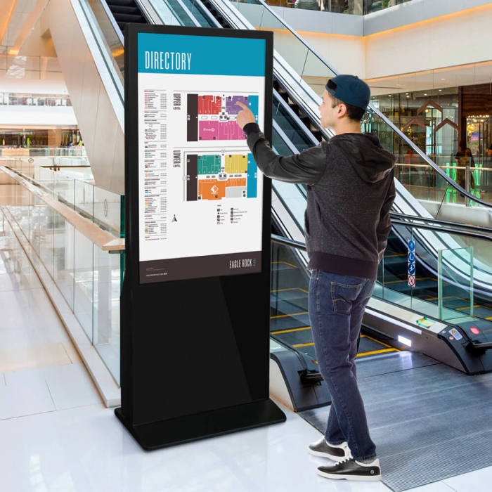 Touchscreen Digital Display Totem ideal for retail and hospitality