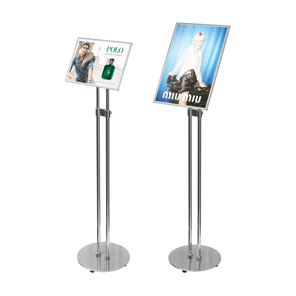 A0 Poster Display Stands, Fabric Poster Display Stands, Pole and Panel  Information Display Boards