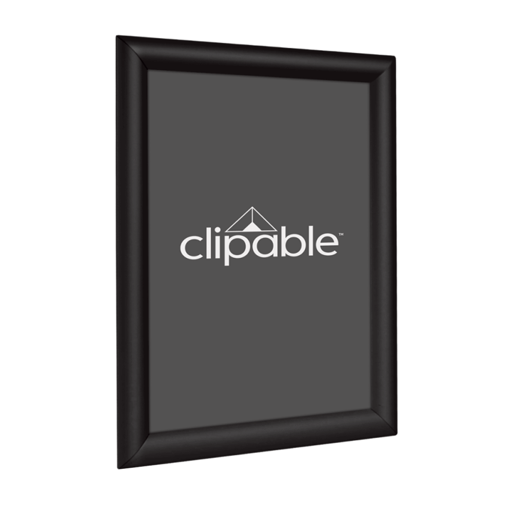 Black Poster Snap Frame | 25mm Black Snap Frames A5-A0 Sizes