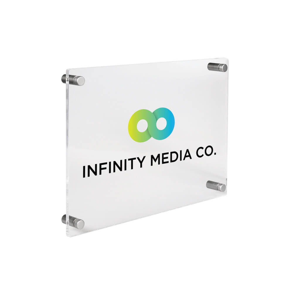 Standoff Acrylic Business Plaques Bespoke Acrylic Plaques