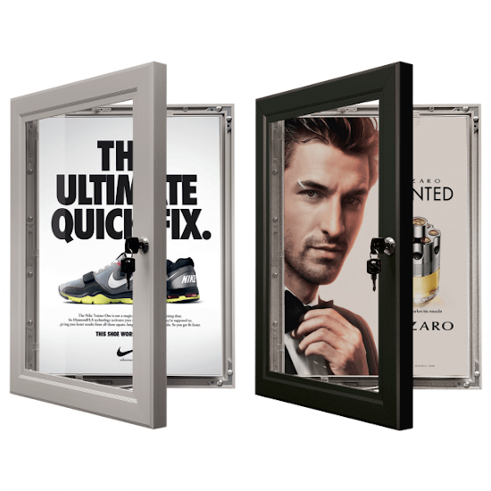 Outdoor Lockable Poster Case | Wall Poster Display Case
