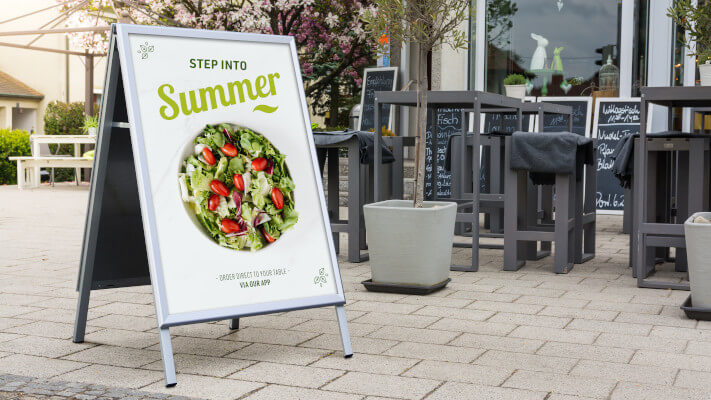 Create Effective Summer POS Displays Using Outdoor Signage