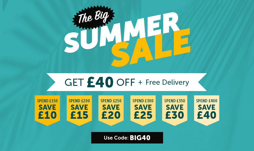 Big Summer Sale with £40 off