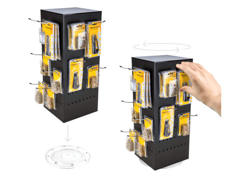 Small tabletop display stands