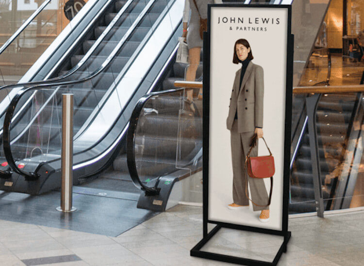 Floor standing sign holders