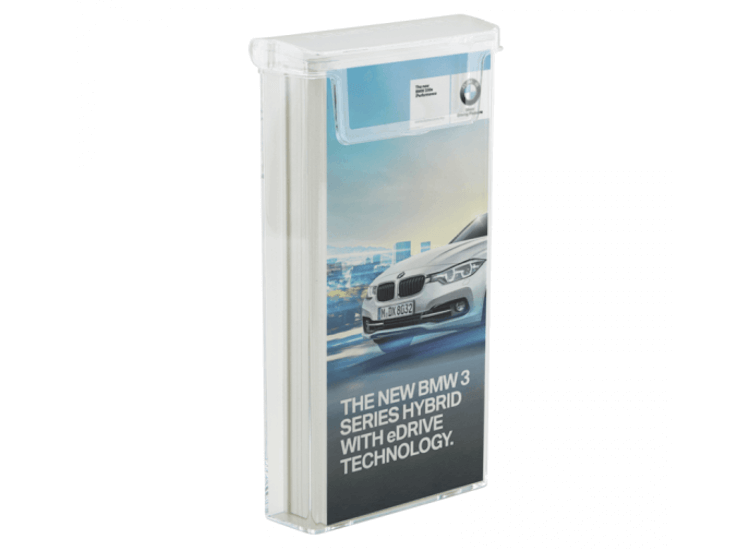 Outdoor leaflet holder