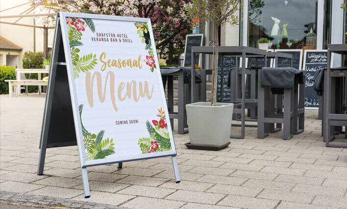 Pavement Signs and A boards