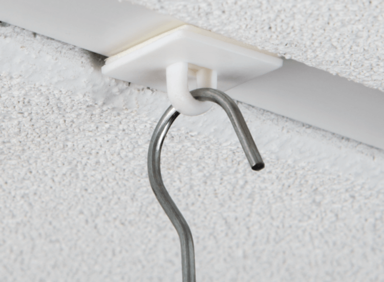 shop ceiling hanging fixings, adhesive ceiling hooks are a great way to hang ceiling signs