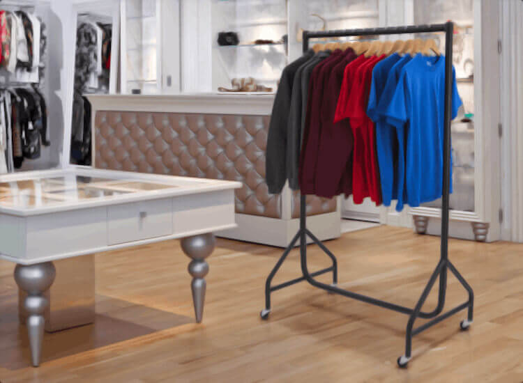 Fashion and luxury merchandising display stands