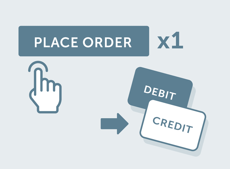 Credit account payment option