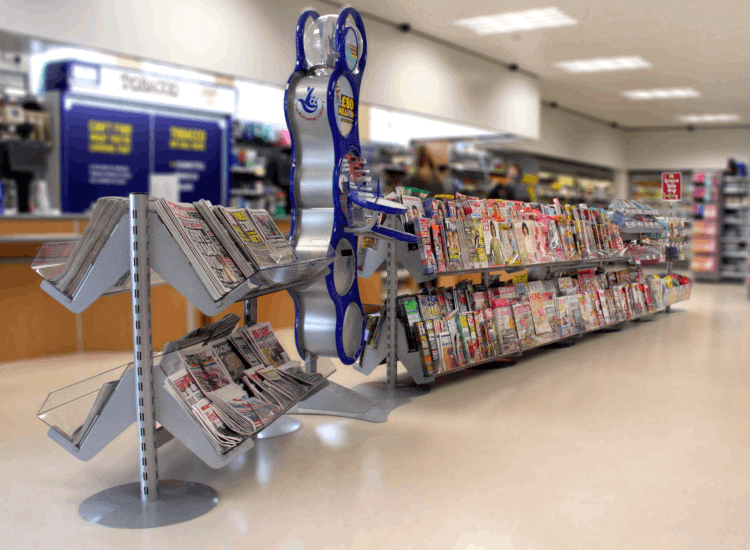 Influence customers with queue merchandising