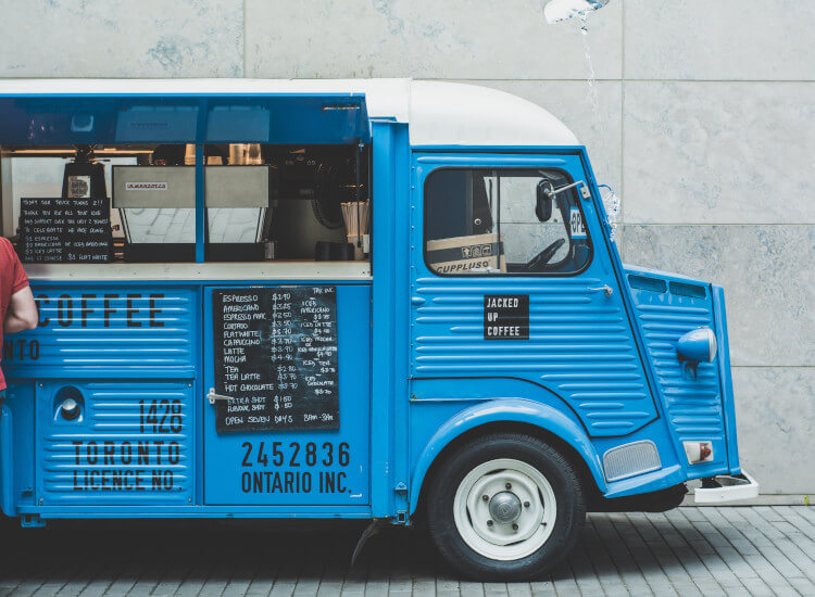 pop up cafe , pop up food truck