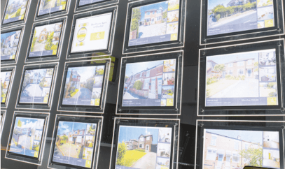 How to create estate agent window displays