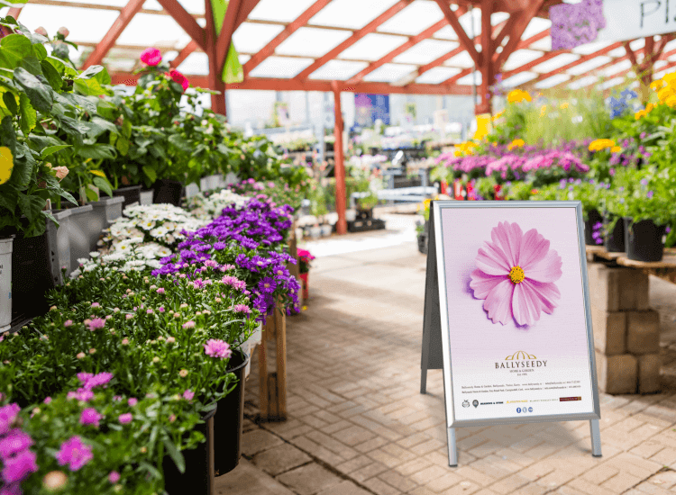 Garden centre signage