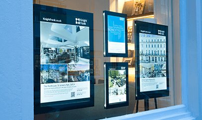 estate agent window displays