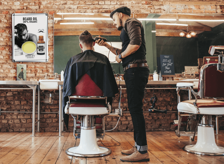 How can I promote my hair salon with salon signs?