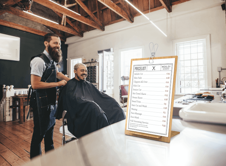 Hair salon retail displays