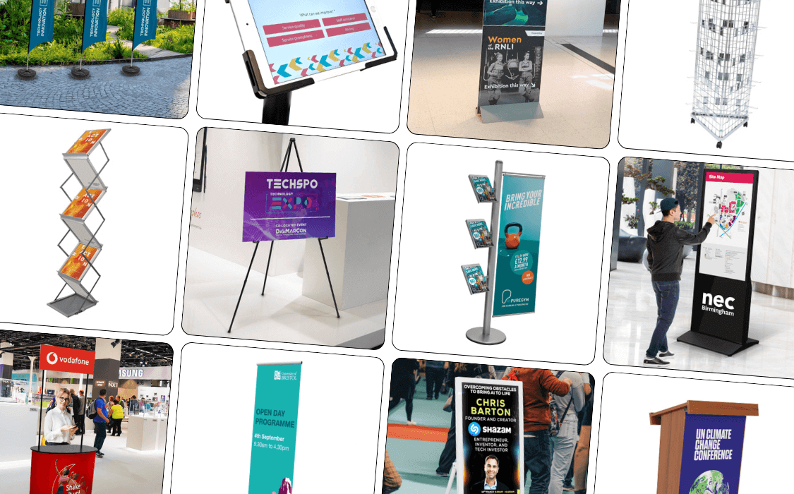 Exhibition display stands