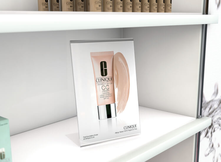 Make up display sign
